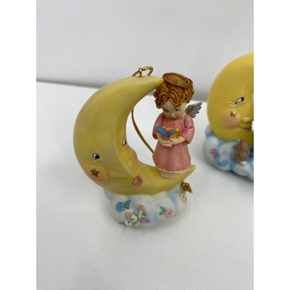 Vintage Bradford Exchange Ornaments Heaven’s Little Helpers Set of 5 - Picture 2 of 9